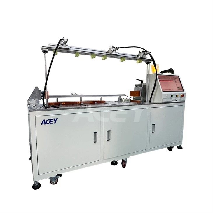 Prismatic Battery Cell Stacking And Compression Machine